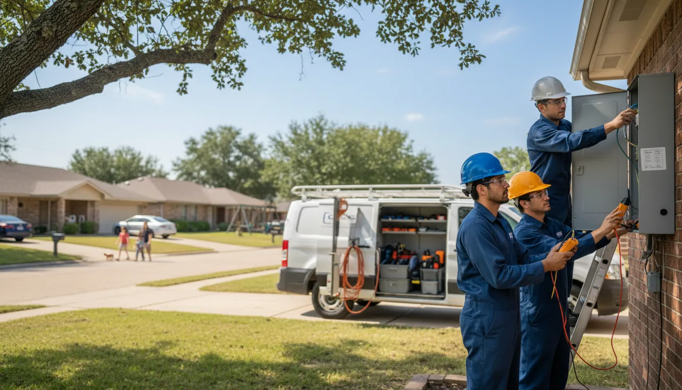 Certified electrician providing emergency electrical services in Davenport, IA